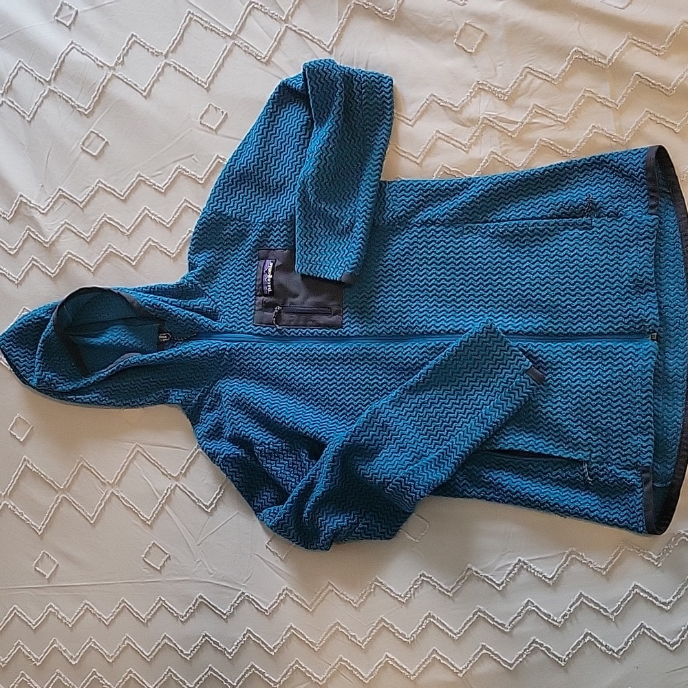 Patagonia Women's Full Zip R1 Wavy Lightweight Hoodie-XS